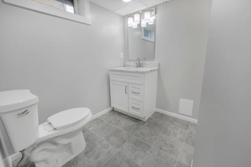 lower level bathroom