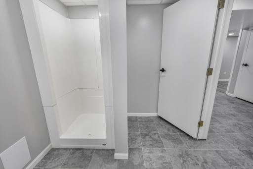 bathroom in the lower level