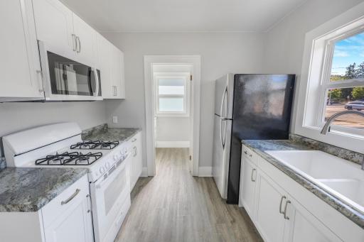 fresh galley kitchen