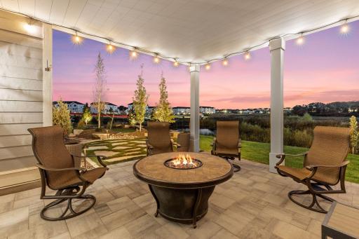 From the spacious paver patio, enjoy uninterrupted views of the tranquil wetlandsâan ideal setting for outdoor relaxation and nature-inspired gatherings