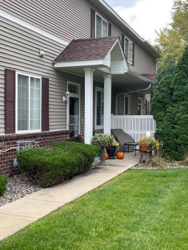 Amazing lot overlooking natural area with walking path Front patio area