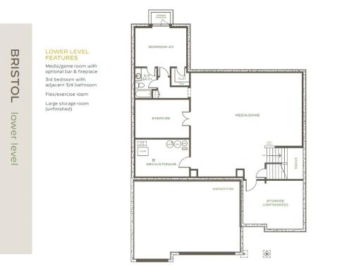 Lower Level Layout Opportunities to customize!