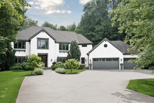 20715 in a new look of white. Photo edit to show the look if brick is painted.