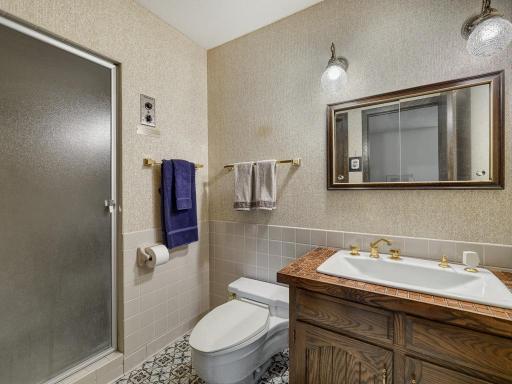 Primary bathroom has a steam/sauna in shower.