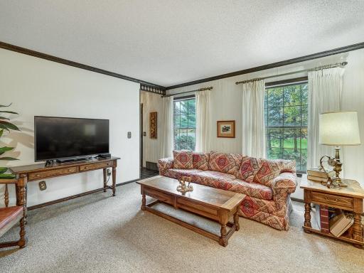 Gather the family for a movie in the family room.