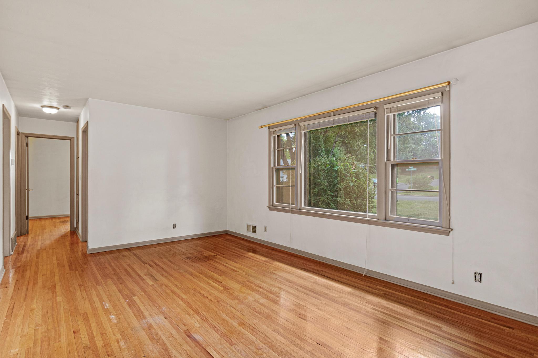 Another view of living room with large picture window!