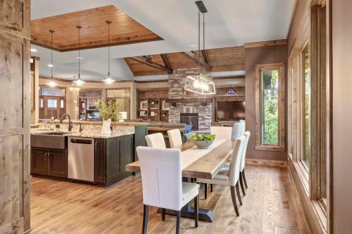 A spacious dining area, perfect for hosting