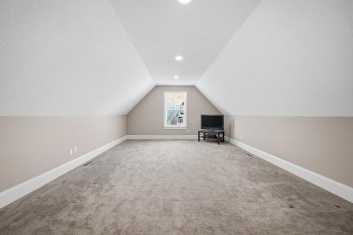 Bonus room above the garage