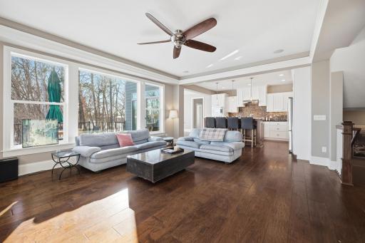 Vast, open floorplan