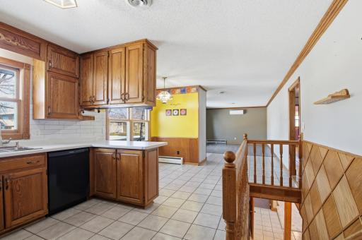 Another view looking into dining room and living room