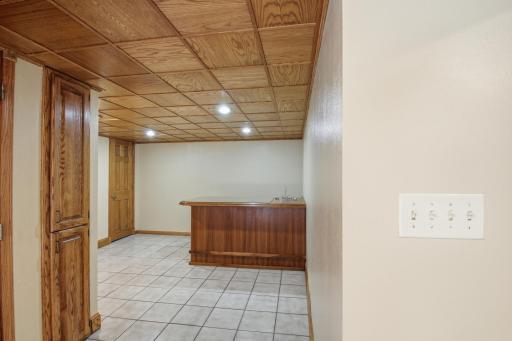Looking from family room into bar area.