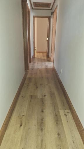 Brand New LVP flooring just installed over hardwood floors.