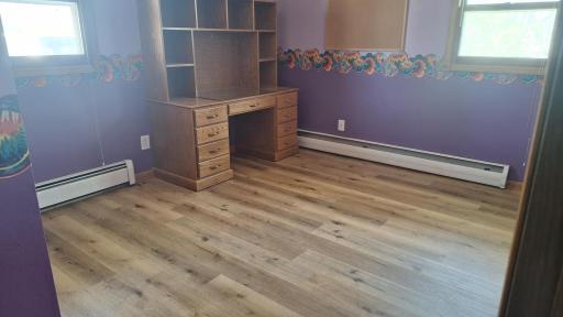 Brand New LVP flooring just installed in bedroom #3