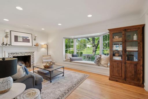 Enjoy the picture window with bench seating