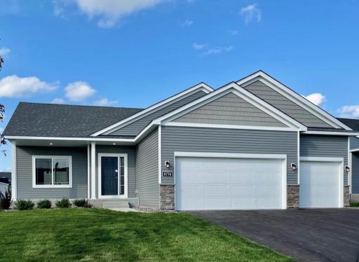 9770 32nd St NE- Completed New Construction Home ready for Quick Move-in! Highlights include a Finished Walkout Lower Level & Spacious Concrete Front Porch.