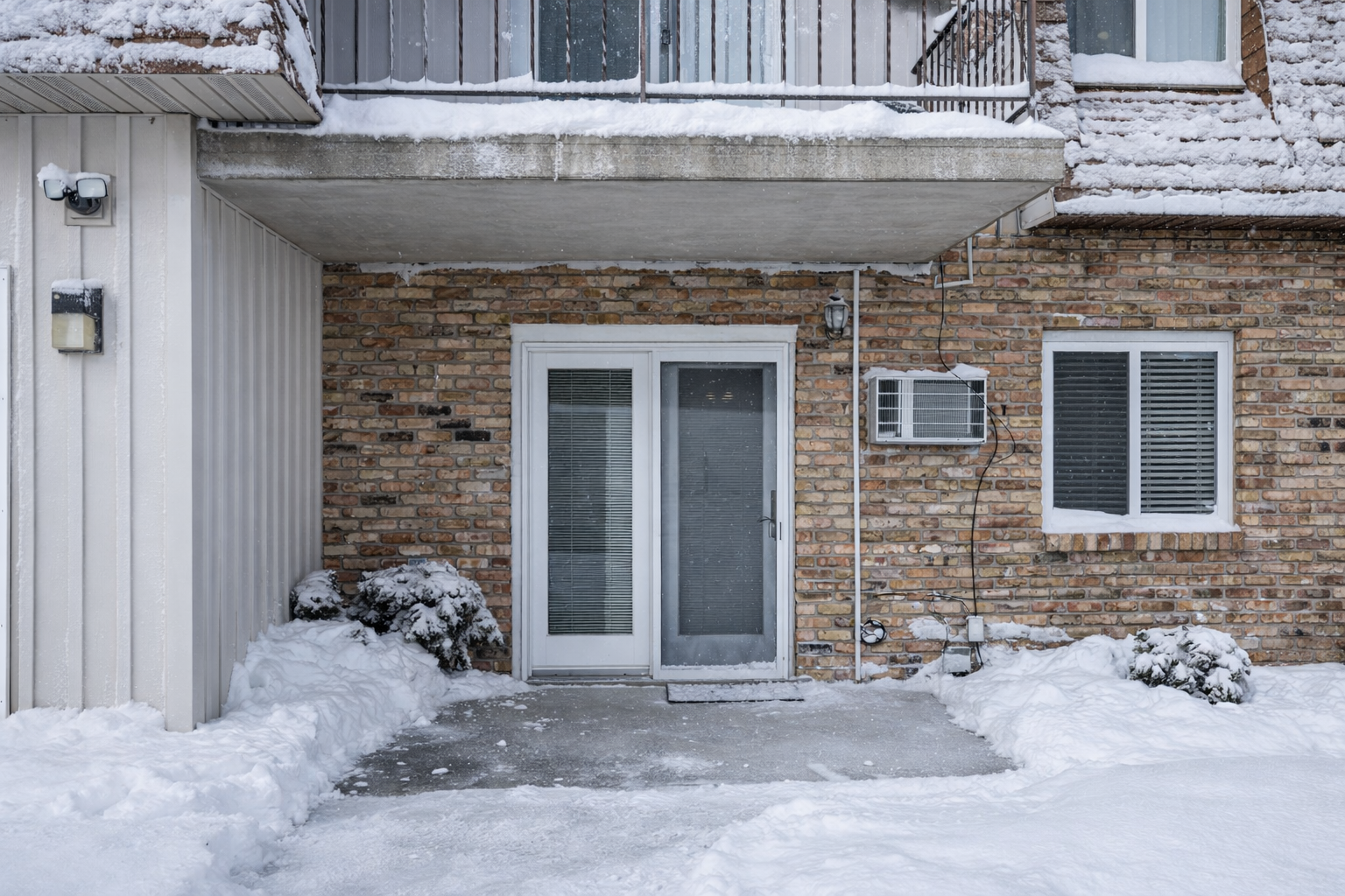 Patio - Virtually Enhanced with Snow