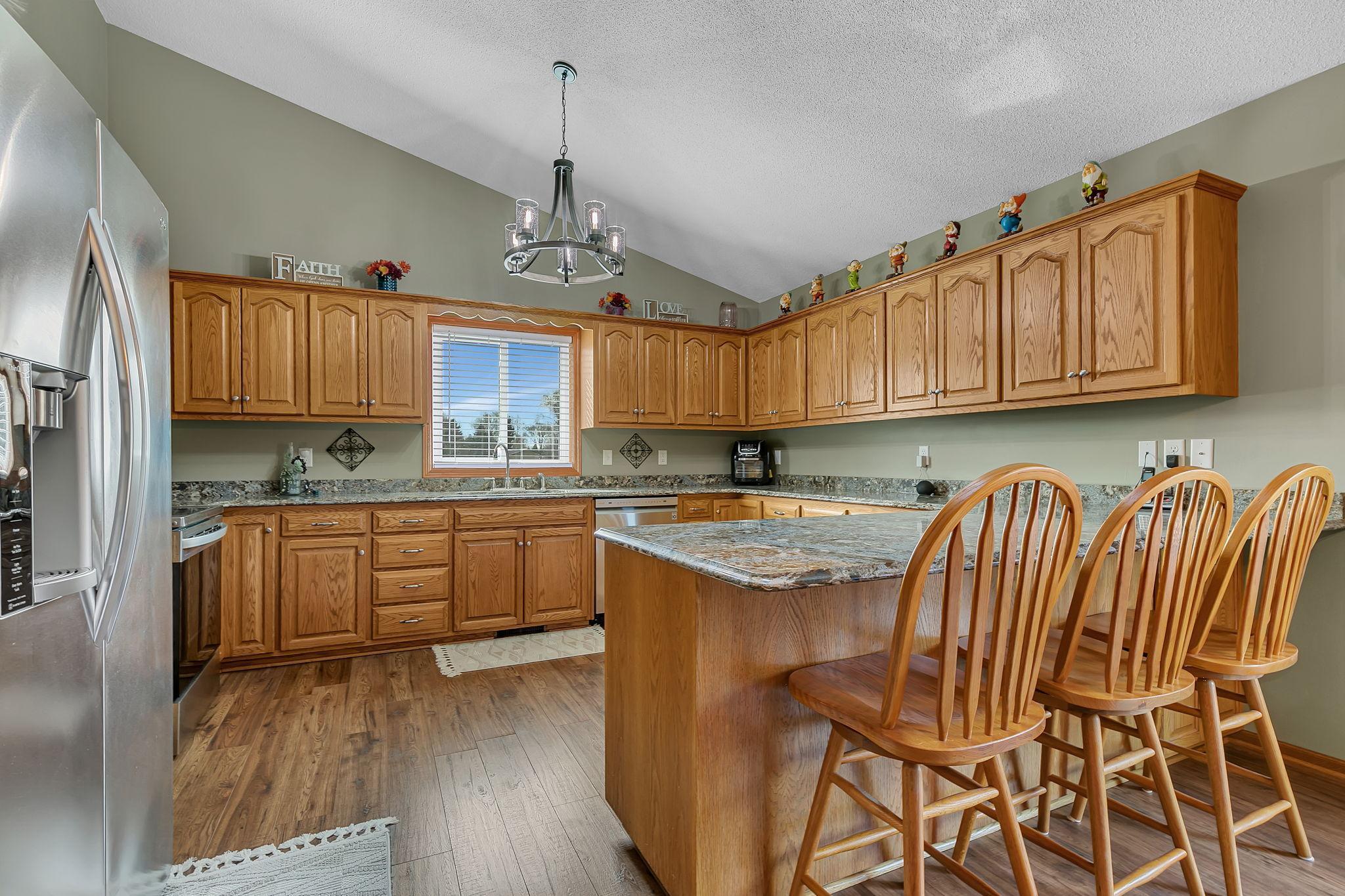 Upstairs Kitchen 1 Countertop and Cabinets