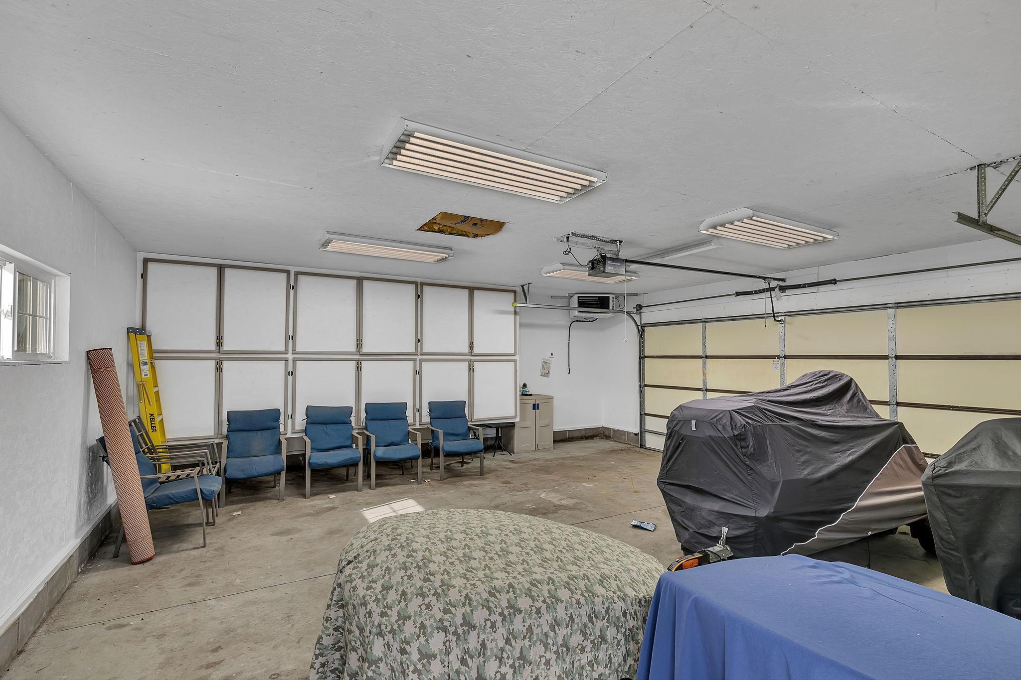 Detached 2-Car Garage that is Insulated and Heated w/additional Storage