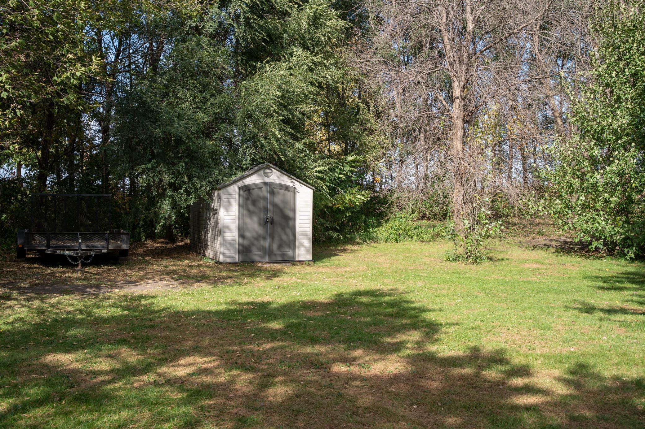 Storage shed for extra space!