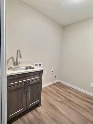 Laundry room will also include a large closet just of the garage door access.