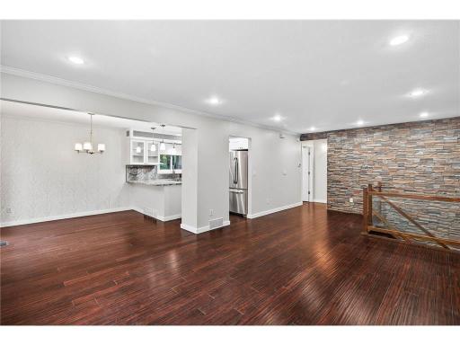 Spacious and bright upper level living space