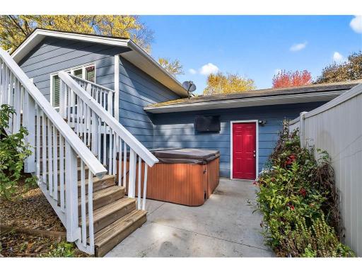 Relax and unwind in your private oasis and hot tub