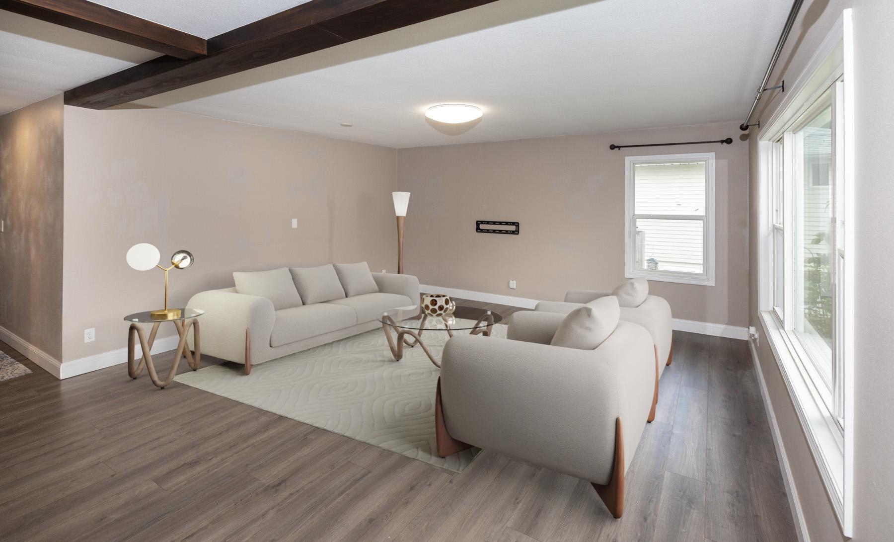 Virtually Staged Living Room