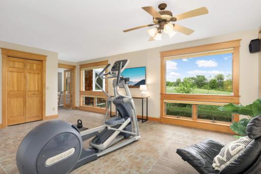 Main floor workout-flex or could be another bedrooms