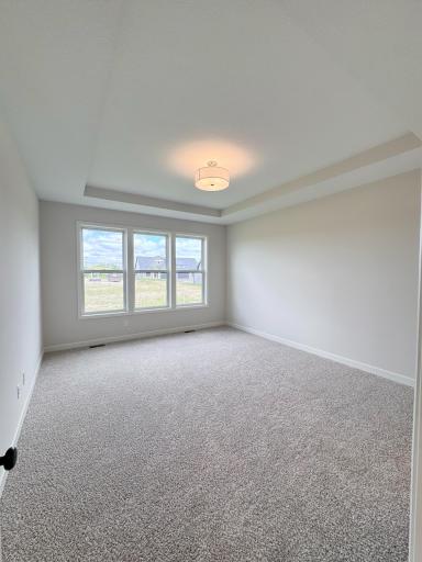 Primary Bedroom with Tray Celings