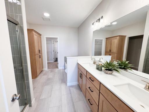 Primary Bath walk through to closet and to Laundry