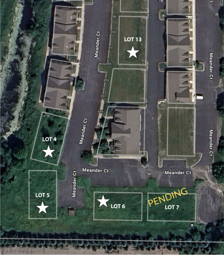 Build your business here! Four commercial lots for sale.