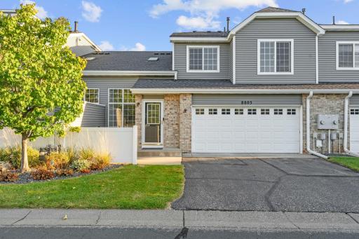 Front of home with nice patio for BBQ and entertaining
