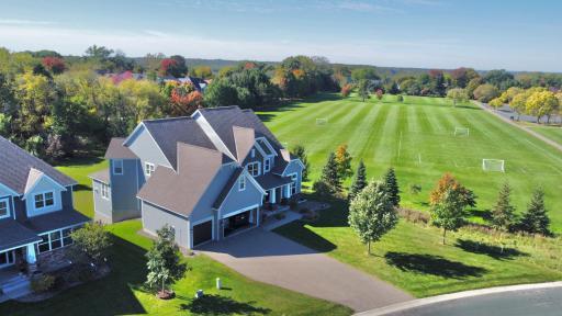 The home is nestled on one of the best lots in the neighborhood backing directly to Lebanon Hills Regional Park and adjacent to George Ohmann Park.