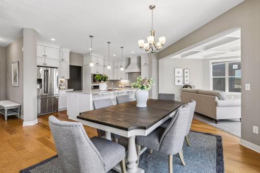 Stunning gourmet kitchen. 9 ft. ceilings on the main level too.