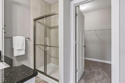 Nice big walk in closet for the main floor suite.
