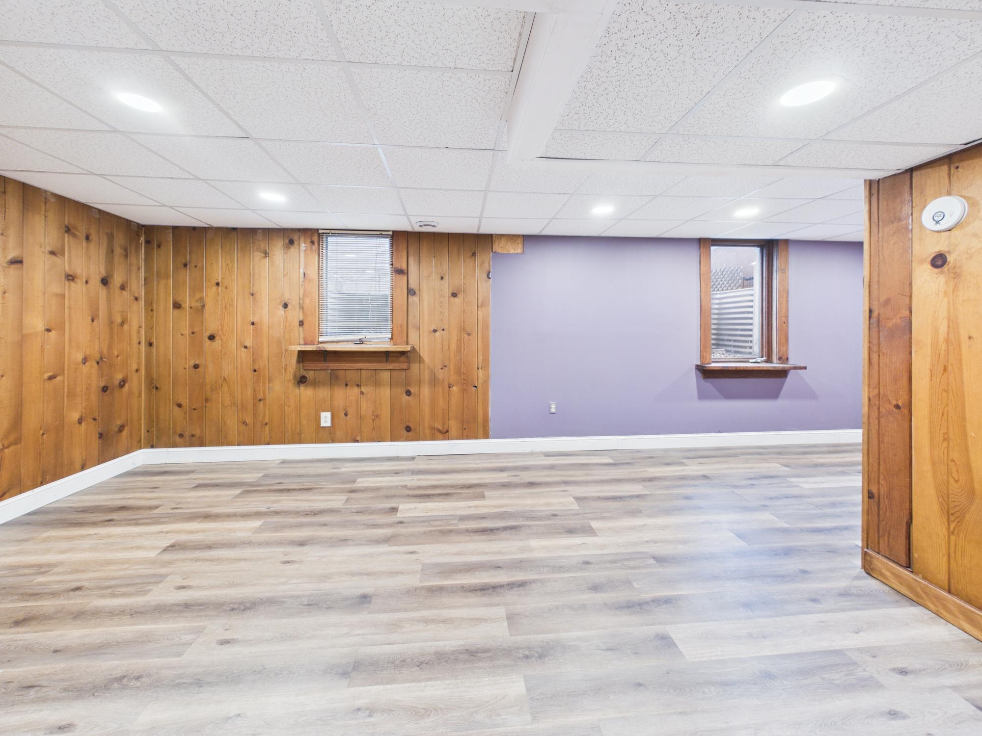 Finished basement - Rec room, office, or second living area - 3032 Longfellow Ave., Minneapolis