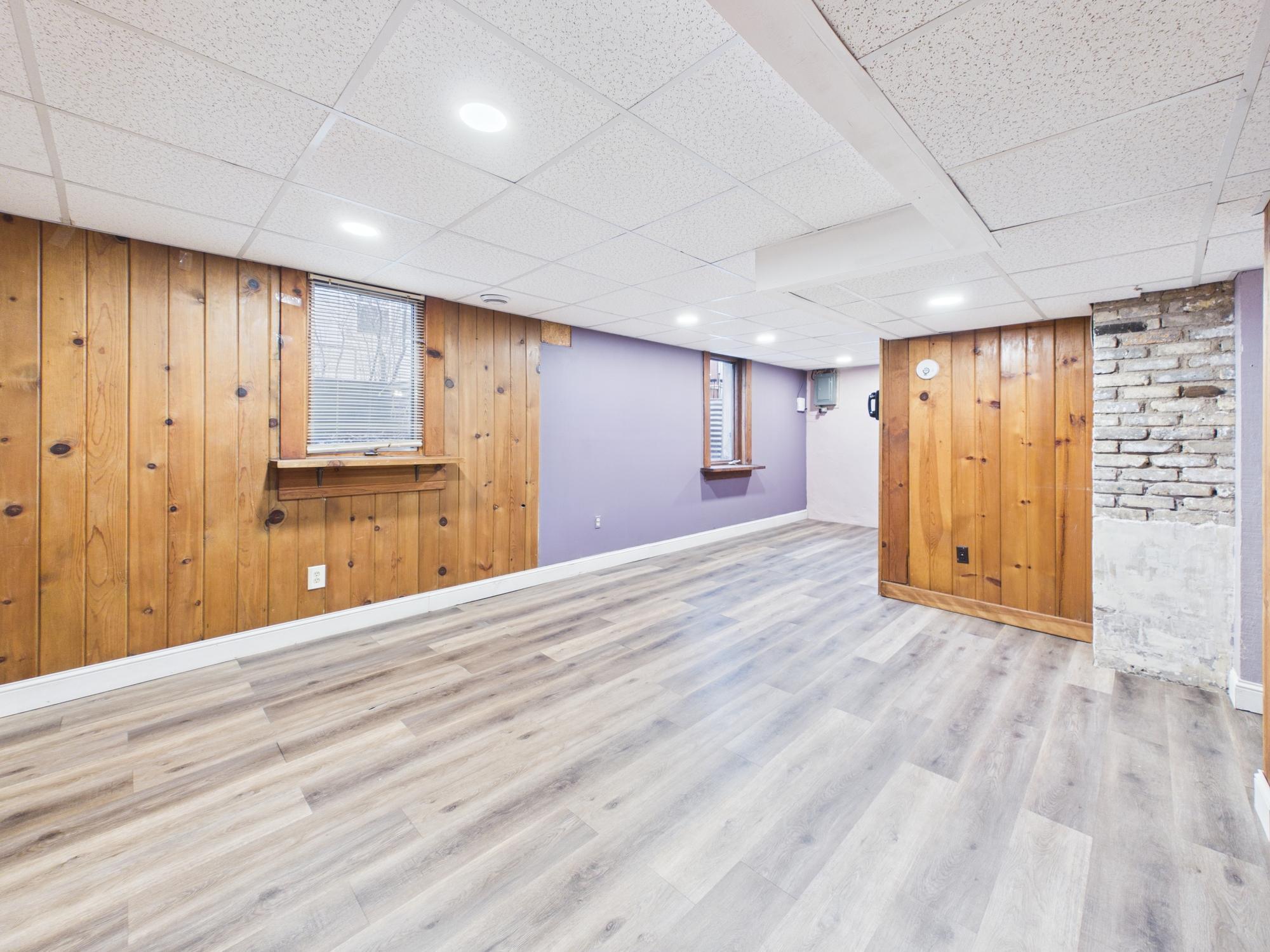 Basement (mechanicals and laundry around far corner) - 3032 Longfellow Ave., Minneapolis