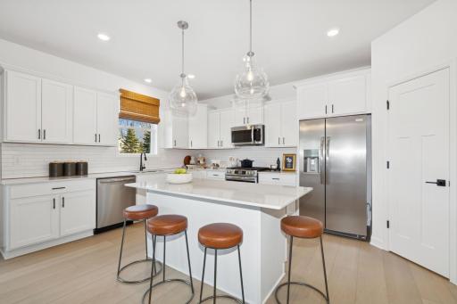 (Photo of model home, finishes will vary) Plenty of cabinet space!