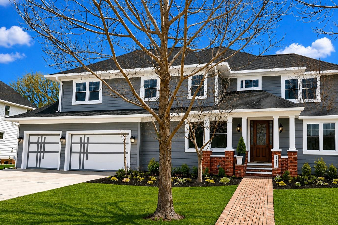 An excellent house in a great location! Photo enhanced by Ai to show the front of the house without tree leaves obstructing it. Pro pics coming soon!