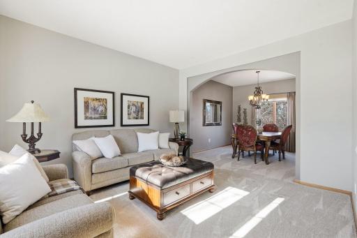 Entertaining guests will be a breeze with ample space and a convenient layout from family room to dining and kitchen.