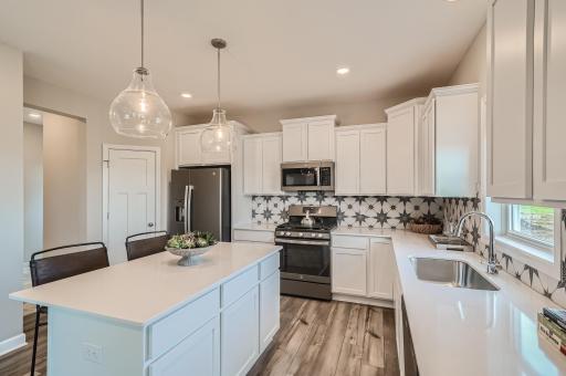 Photo is of the model. Imagine entertaining your friends and family in this functional, timeless design for years to come!