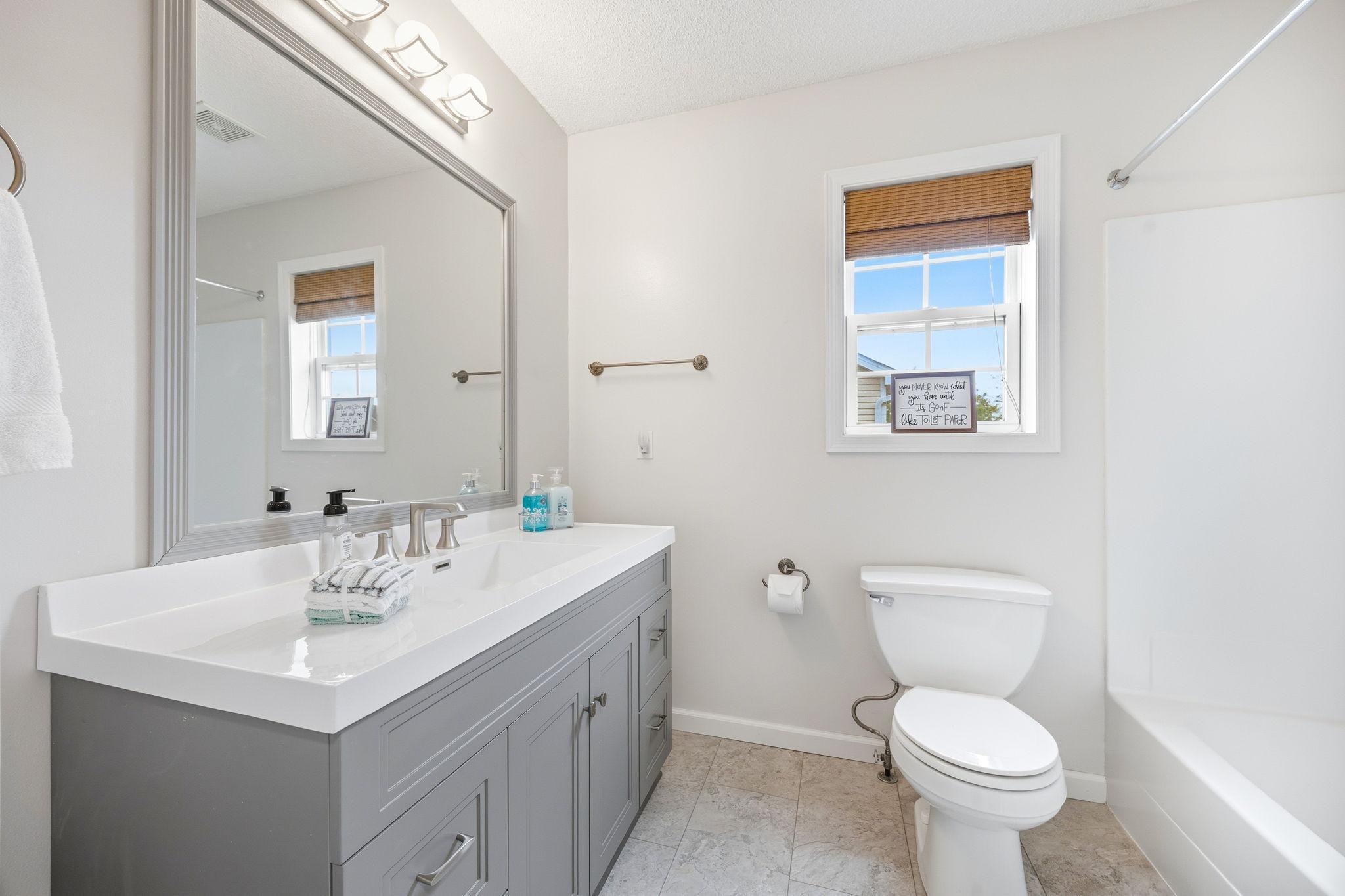 Updated bathroom!