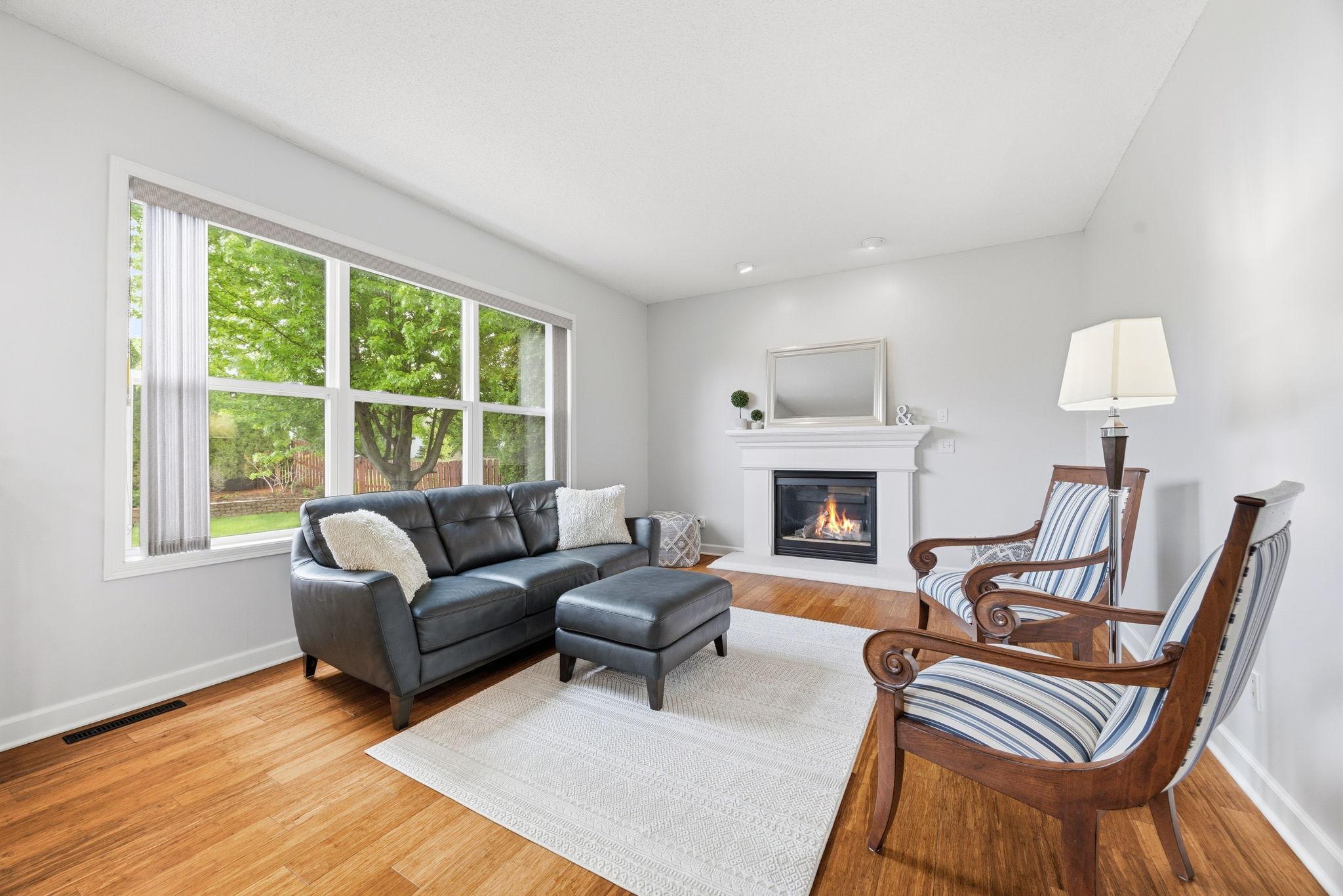 Cozy up next to the fire with friends/family - or a book!