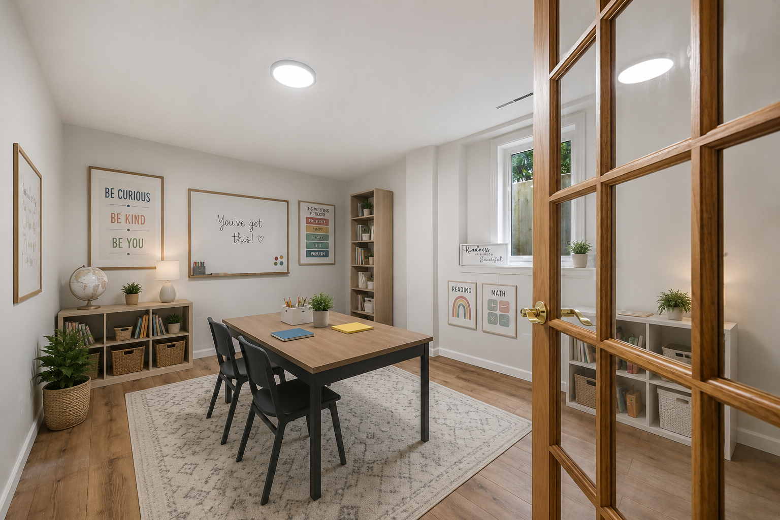 BR #5 - Homeschooling Room? Virtually Staged to show possibilities.