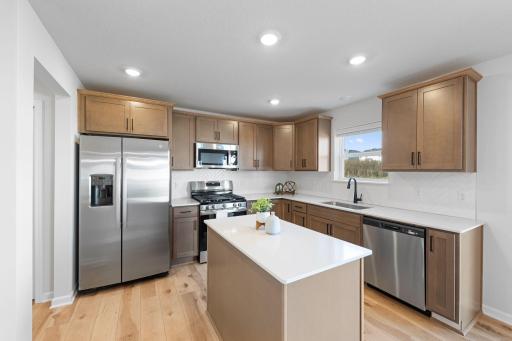 Photo for 1688 Langston Avenue NE, Saint Michael, MN 55376 - listing #6804611 Kitchen (Photo of similar home - Colors and selections will vary)