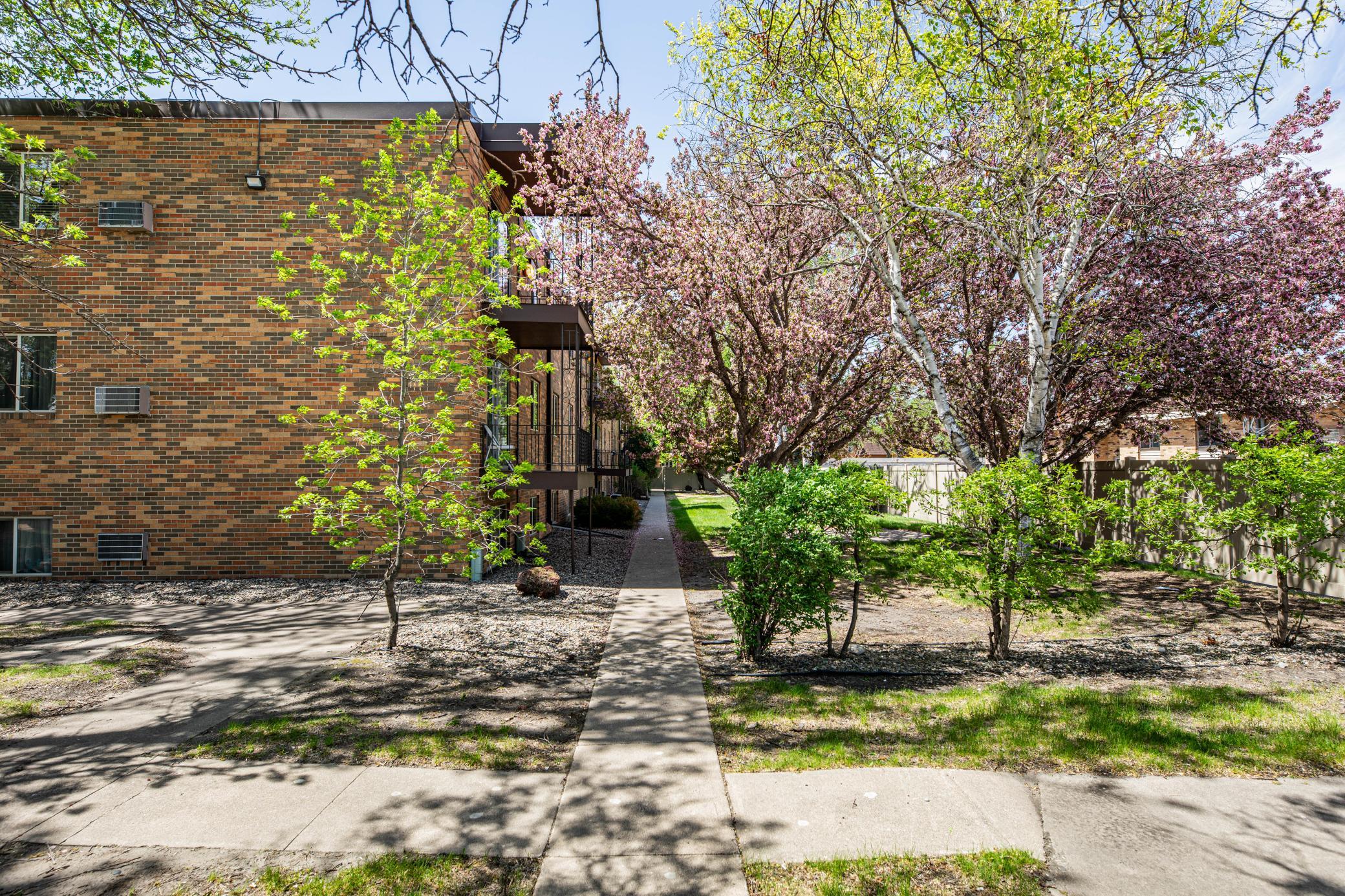 Sidewalk along Building