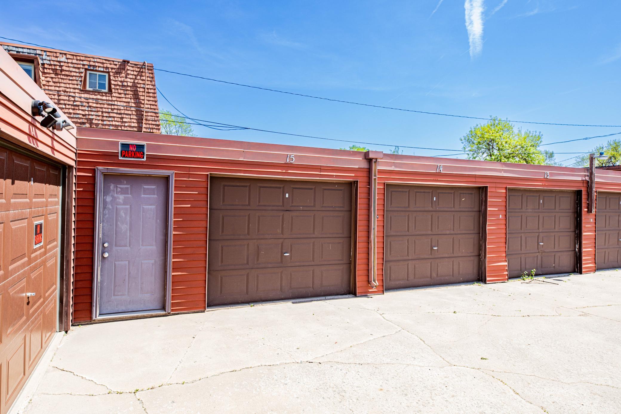 Outside of Garage
