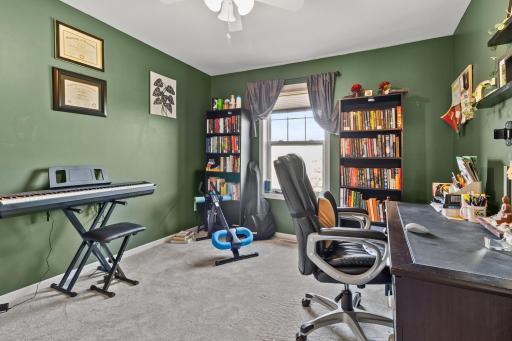 3rd Bedroom, currently in use as a home office.