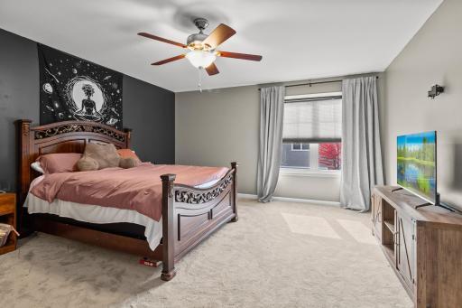 Spacious primary bedroom.