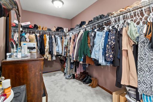 Massive walk-in closet.